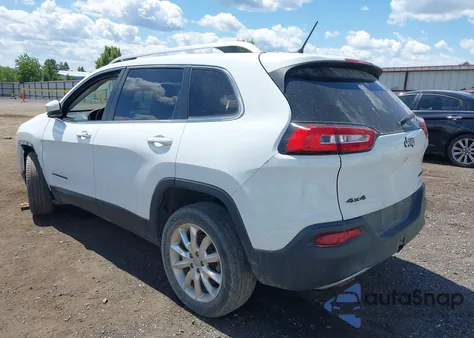 2015 Jeep Cherokee Limited из США, поврежденный, VIN 1C4PJMDB0FW743147